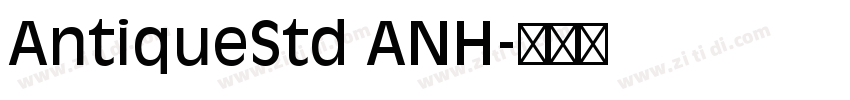 AntiqueStd ANH字体转换